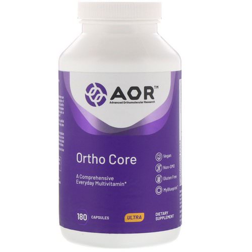 Advanced Orthomolecular Research AOR, Ortho Core, 180 Capsules فوائد