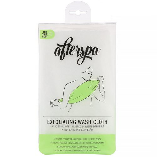 AfterSpa, Exfoliating Wash Cloth, 1 Cloth فوائد