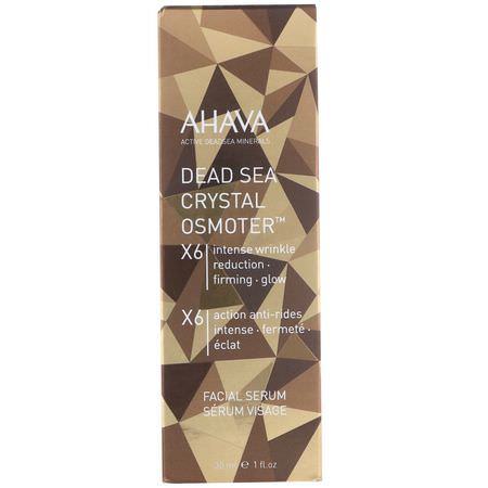 AHAVA, Dead Sea Crystal Osmoter X6, Facial Serum, 1 fl oz (30 ml):الأمصال, العلاجات