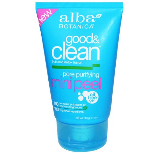 Alba Botanica, Good & Clean, Pore Purifying Mini Peel, 4 oz (113 g) فوائد