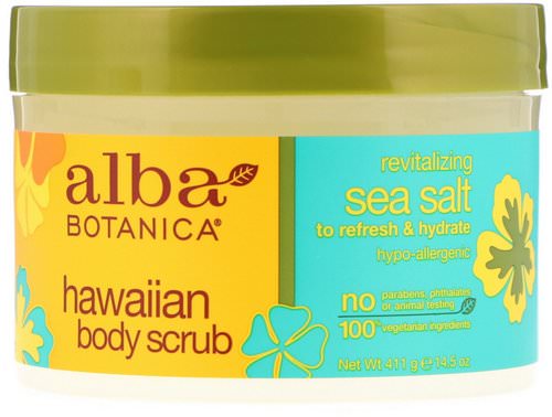 Alba Botanica, Hawaiian Body Scrub, 14.5 oz (411 g) فوائد