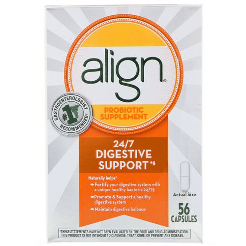 Align Probiotics, 24/7 Digestive Support, Probiotic Supplement, 56 Capsules فوائد