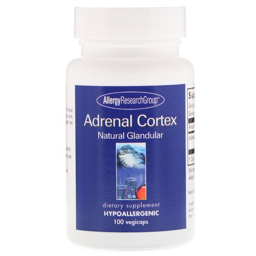 Allergy Research Group, Adrenal Cortex Natural Glandular, 100 Vegicaps فوائد