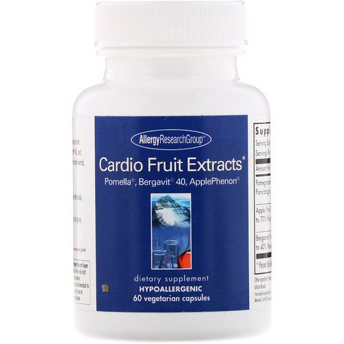 Allergy Research Group, Cardio Fruit Extracts, 60 Vegetarian Capsules فوائد
