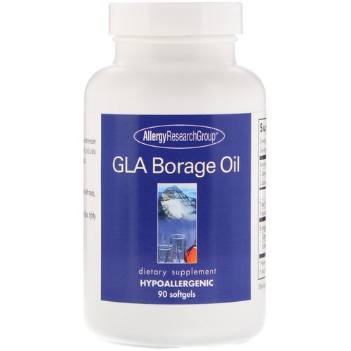 Allergy Research Group, GLA Borage Oil, 90 Softgels فوائد