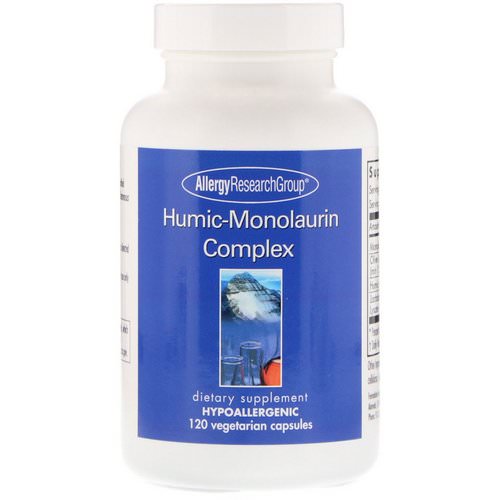 Allergy Research Group, Humic-Monolaurin Complex, 120 Vegetarian Capsules فوائد