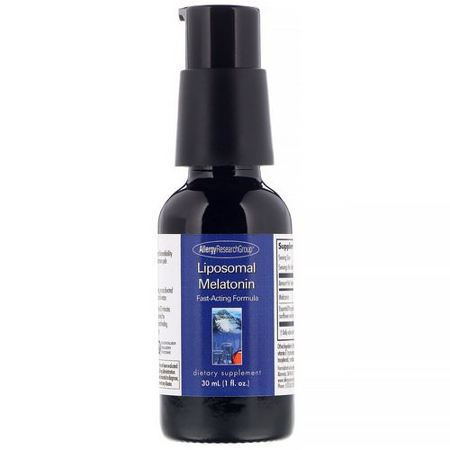 Allergy Research Group, Liposomal Melatonin, 1 fl oz (30 ml) فوائد