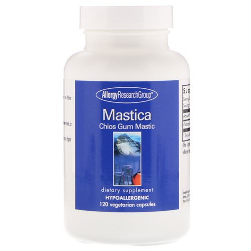 Allergy Research Group, Mastica, Chios Gum Mastic, 120 Vegetarian Capsules فوائد
