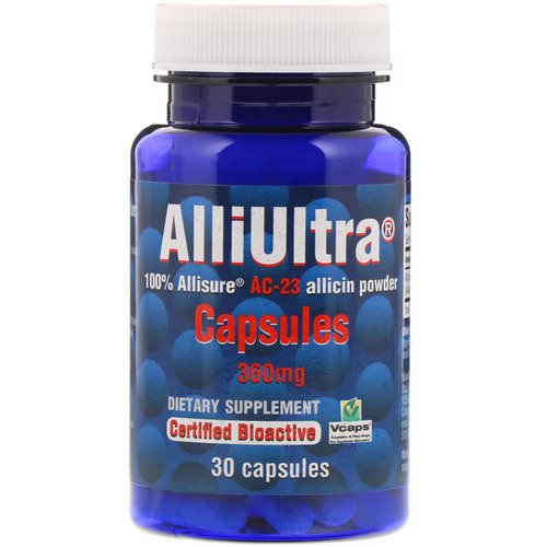 Allimax, AlliUltra Capsules, 360 mg, 30 Capsules فوائد
