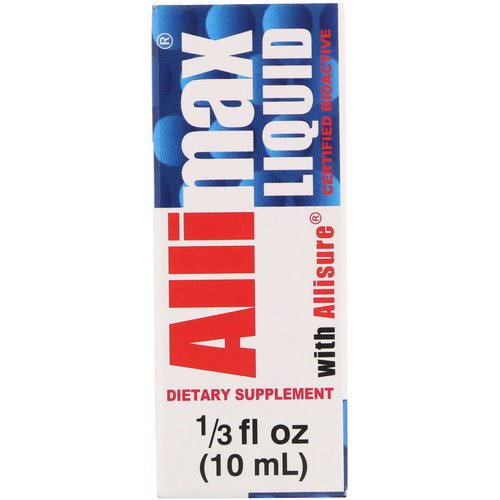 Allimax, Liquid with Allisure, 1/3 fl oz (10 ml) فوائد