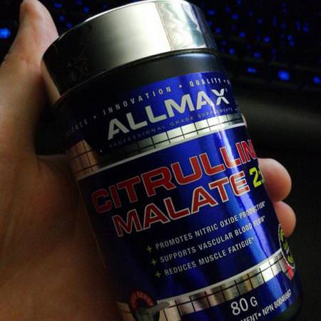 ALLMAX Nutrition Citrulline Malate Condition Specific Formulas - Citrulline Malate, أكسيد النيتريك, المكملات الغذائية قبل التمرين, الرياضة ,التغذية