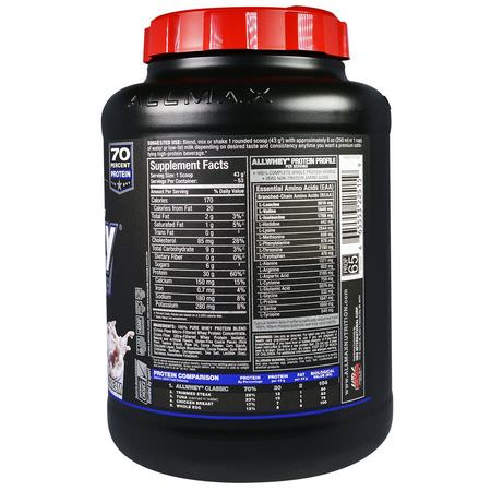 ALLMAX Nutrition, AllWhey Classic, 100% Whey Protein, Cookies & Cream, 5 lbs. (2.27 kg):بر,تين مصل اللبن, التغذية الرياضية