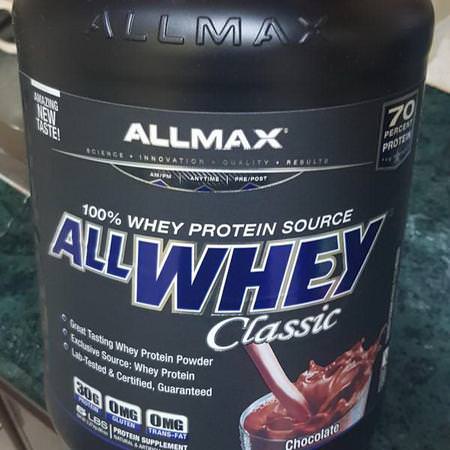 ALLMAX Nutrition, AllWhey Classic, 100% Whey Protein, Cookies & Cream, 5 lbs. (2.27 kg)