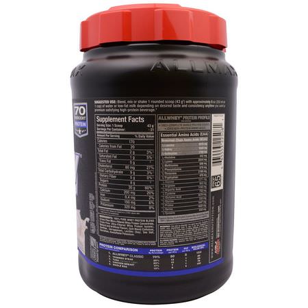 ALLMAX Nutrition, AllWhey Classic, 100% Whey Protein, French Vanilla, 2 lbs (907 g):بر,تين مصل اللبن, التغذية الرياضية