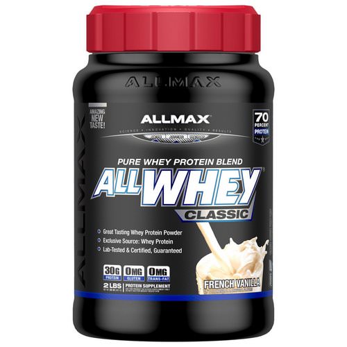 ALLMAX Nutrition, AllWhey Classic, 100% Whey Protein, French Vanilla, 2 lbs (907 g) فوائد