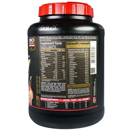 ALLMAX Nutrition, AllWhey Gold, 100% Whey Protein + Premium Whey Protein Isolate, Cinnamon French Toast, 5 lbs. (2.27 kg):بر,تين مصل اللبن, التغذية الرياضية