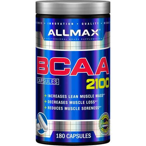ALLMAX Nutrition, BCAA 2100, 180 Capsules فوائد