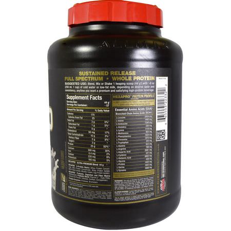 ALLMAX Nutrition, Hexapro, Ultra-Premium Protein + MCT & Coconut Oil, Cookies & Cream, 5.5 lbs (2.5 kg):البر,تين, التغذية الرياضية