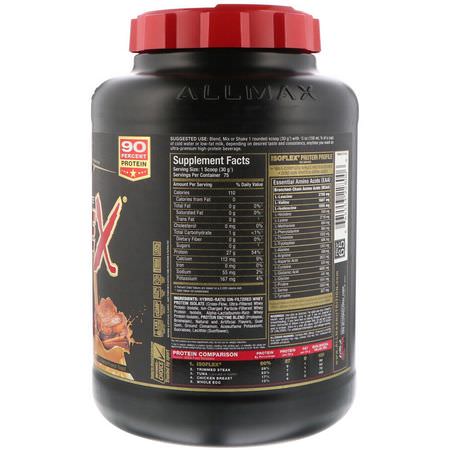 ALLMAX Nutrition, Isoflex, 100% Pure Whey Protein Isolate (WPI Ion-Charged Particle Filtration), Cinnamon French Toast, 5 lbs (2.27 kg):بر,تين مصل اللبن, التغذية الرياضية
