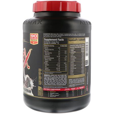 ALLMAX Nutrition, Isoflex, 100% Pure Whey Protein Isolate (WPI Ion-Charged Particle Filtration), Cookies & Cream, 5 lb (2.27 kg):بر,تين مصل اللبن, التغذية الرياضية