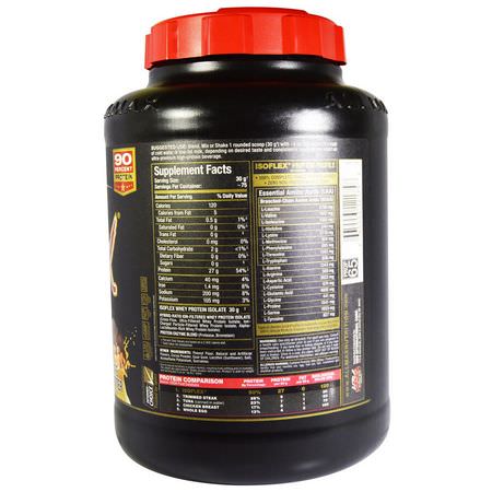 ALLMAX Nutrition, Isoflex, Pure Whey Protein Isolate (WPI Ion-Charged Particle Filtration), Chocolate Peanut Butter, 5 lbs (2.27 kg):بر,تين مصل اللبن, التغذية الرياضية