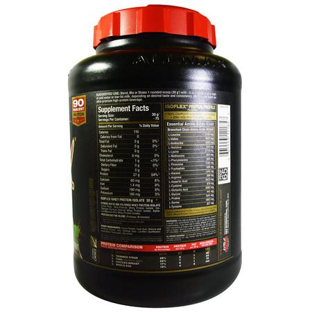 ALLMAX Nutrition, Isoflex, Pure Whey Protein Isolate (WPI Ion-Charged Particle Filtration), Chocolate Mint, 5 lbs (2.27 kg):بر,تين مصل اللبن, التغذية الرياضية