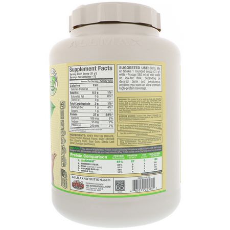 ALLMAX Nutrition, IsoNatural, Pure Whey Protein Isolate, Chocolate, 5 lbs:بر,تين مصل اللبن, التغذية الرياضية