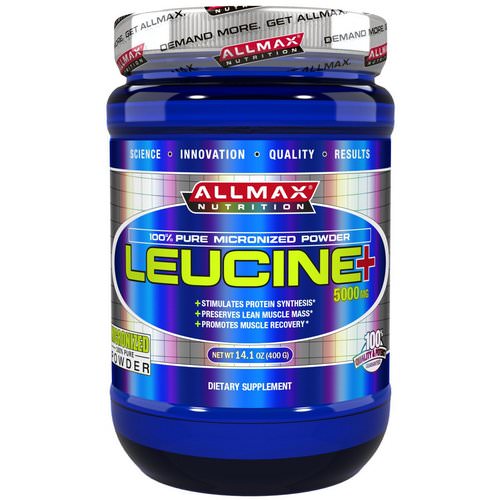 ALLMAX Nutrition, Leucine, 5000 mg, 14.1 oz (400 g) فوائد