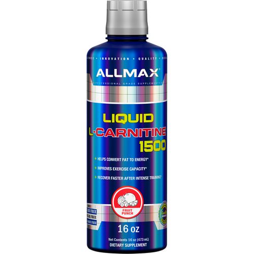 ALLMAX Nutrition, Liquid L-Carnitine 1500, Fruit Punch, 16 oz (473 ml) فوائد