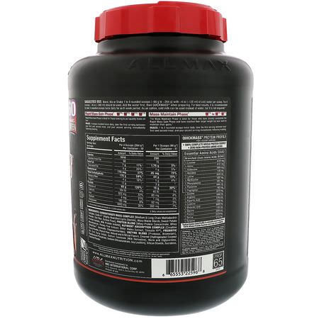 ALLMAX Nutrition, QuickMass, Rapid Mass Gain Catalyst, Chocolate Peanut Butter, 6 lbs (2.72 kg):زيادة ال,زن, البر,تين
