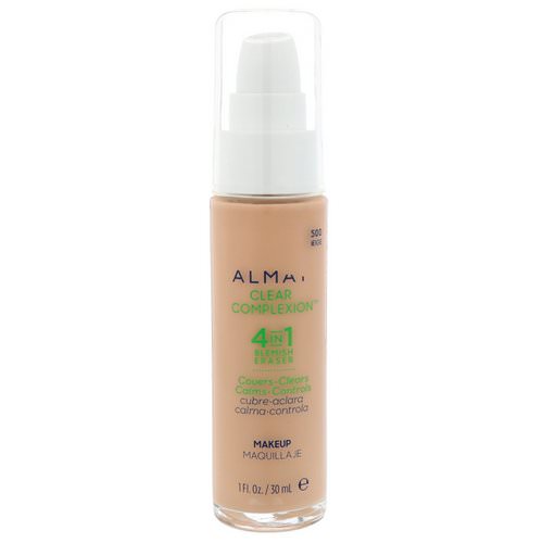 Almay, Clear Complexion Makeup, 500 Beige, 1 fl oz (30 ml) فوائد