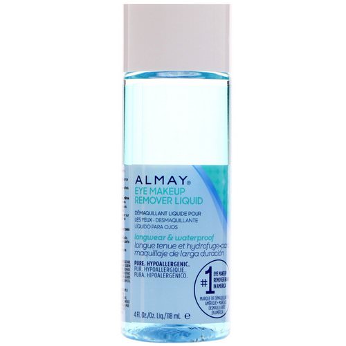 Almay, Longwear & Waterproof Eye Makeup Remover Liquid, 4 fl oz (118 ml) فوائد