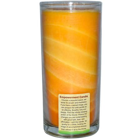 Aloha Bay, Chakra Energy Candle, Love (Svadhi - shthana), 11 oz:الشم,ع, العطر المنزلي