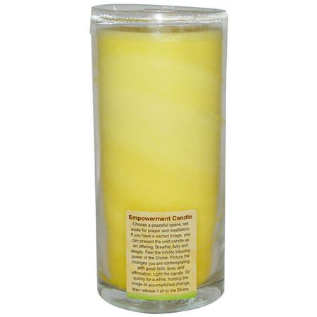 Aloha Bay, Chakra Energy Candle, Protection, Yellow, 11 oz, 1 Candle:الشم,ع, العطر المنزلي