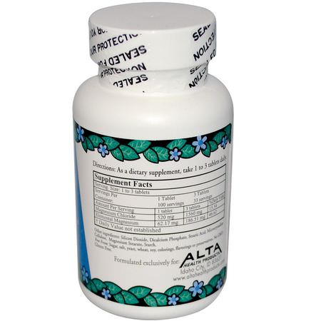 Alta Health, Magnesium Chloride, 100 Tablets:المغنيسي,م ,المعادن