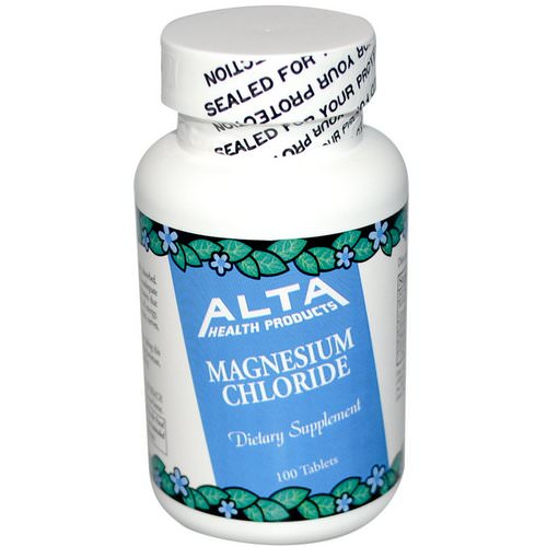 Alta Health, Magnesium Chloride, 100 Tablets فوائد