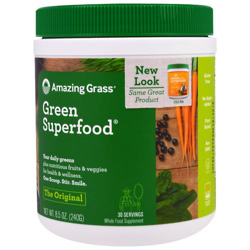 Amazing Grass, Green Superfood, The Original, 8.5 oz (240 g) فوائد
