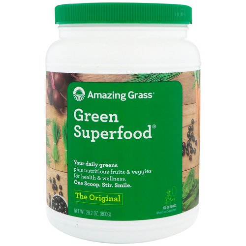 Amazing Grass, Green Superfood, The Original, 1.7 lbs (800 g) فوائد