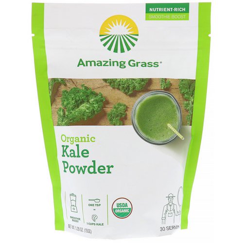 Amazing Grass, Organic Kale Powder, 5.29 oz (150 g) فوائد