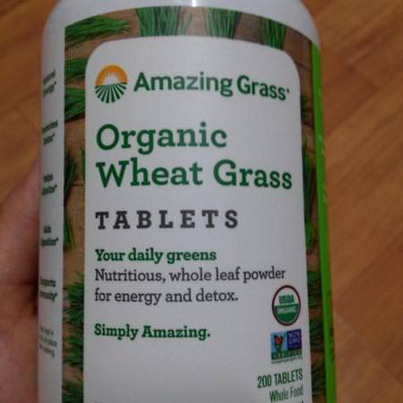 Amazing Grass Wheat Grass - عشب القمح, س,برف,دس, الخضر, المكملات الغذائية