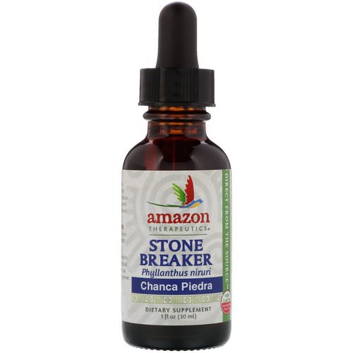 Amazon Therapeutics, Stone Breaker, Chanca Piedra, 1 oz (30 ml) فوائد