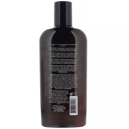 American Crew, 3-In-1 Shampoo, Conditioner, Body Wash, 15.2 fl oz (450 ml):الصاب,ن, غسل الجسم