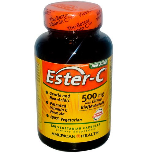 American Health, Ester-C, 500 mg, 120 Veggie Caps فوائد