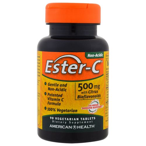 American Health, Ester-C, 500 mg, 90 Veggie Tabs فوائد