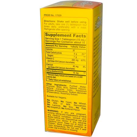 American Health, Ester-C Liquid, with Citrus Bioflavonoids, Berry Flavor, 8 fl oz (237 ml):أنفلونزا, Cough