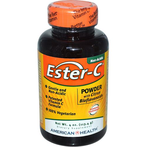 American Health, Ester-C, Powder with Citrus Bioflavonoids, 4 oz (113.4 g) فوائد