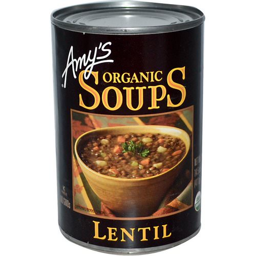 Amy's, Organic Soups, Lentil, 14.5 oz (411 g) فوائد
