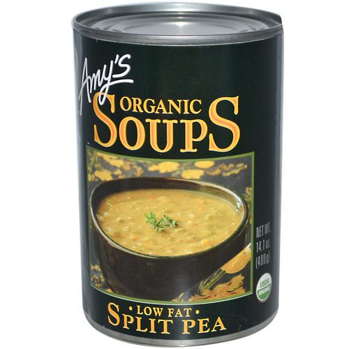 Amy's, Organic Soups, Split Pea, Low Fat, 14.1 oz (400 g) فوائد