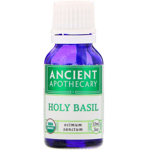 Ancient Apothecary, Holy Basil, .5 oz (15 ml) فوائد
