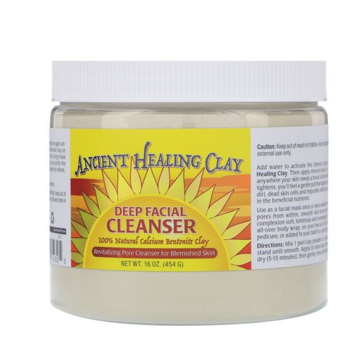 Ancient Healing Clay, Deep Facial Cleanser, 16 oz (454 g) فوائد